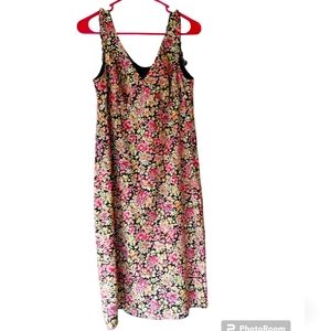Size 12 midi women's floral dress. Multicolored.  The Limited brand.